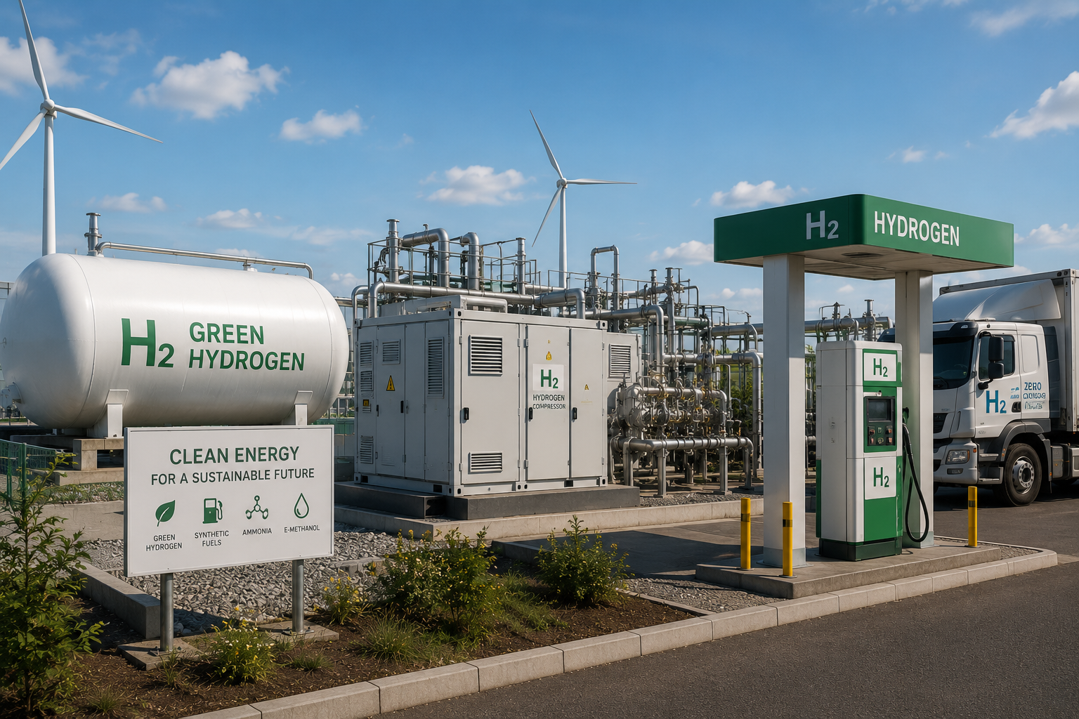 Emerging fuels (green hydrogen, alternative fuels)