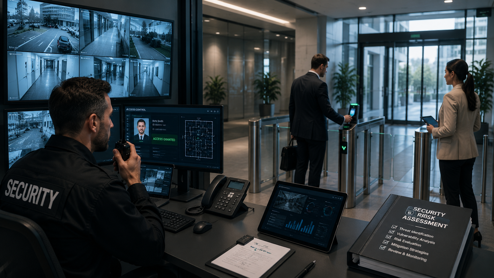 Physical security and access risk management